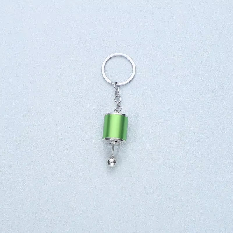 1PCS Car Modification Pendant Six Gear Shift Keychain Car Pendant Shifter Metal Keychain Charms